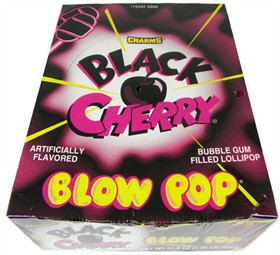 Blow Pops Black Cherry
